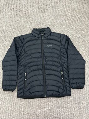 Marmot Kids Black Puffer Jacket